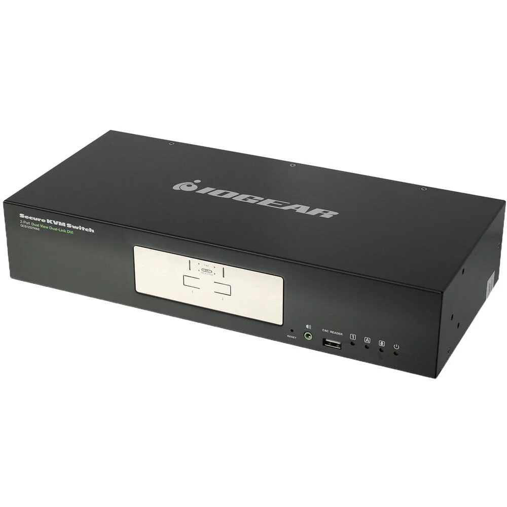 IOGEAR 2-Port Dual View Dual-Link DVI Secure KVM Switch (TAA) - Image 3