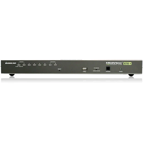 IOGEAR 8-Port USB PS/2 Combo KVMP Switch With USB KVM Cables - Image 2