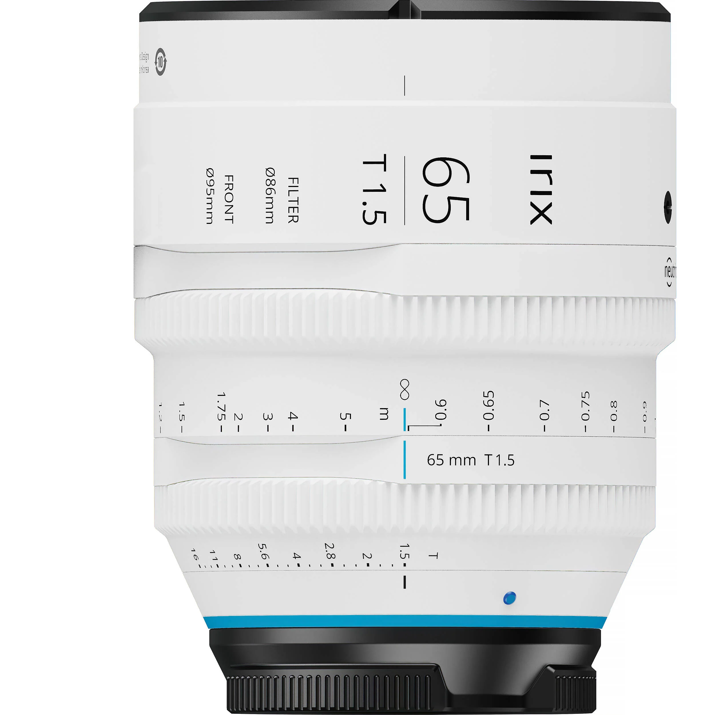 IRIX 65mm T1.5 Cine Lens (Canon RF, White)