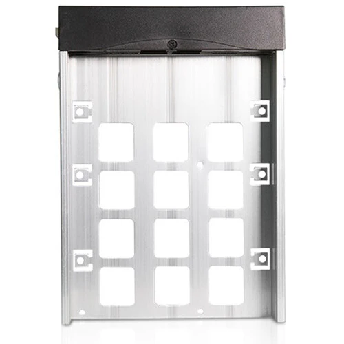 iStarUSA 3 x 5.25" to 4 x 3.5" 12 Gb/s SFF-8643 Hot-Swap Cage (Black) - Image 4