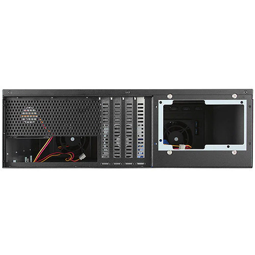 iStarUSA D-3100HB 3U Compact 10 x 3.5" HDD Bay Hotswap microATX Chassis (Blue HDD Handle) - Image 3