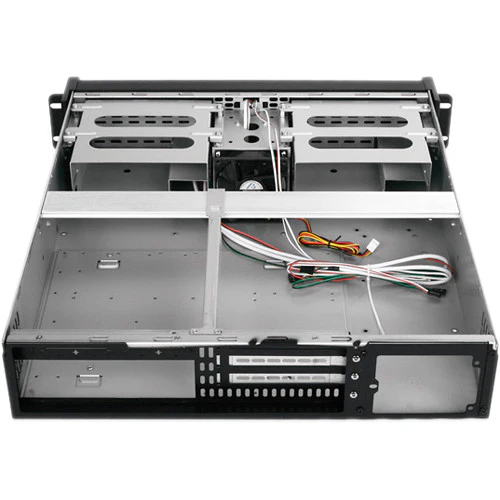 iStarUSA D Storm D-200SEA-BK 2U Compact Stylish Rackmount Chassis with Black SEA Bezel - Image 2