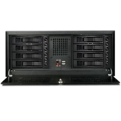 iStarUSA D Value Series D-416-B8SA 4U Compact Stylish Rackmountable Chassis (Black) - Image 5