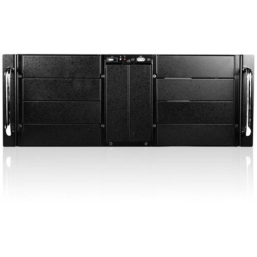 iStarUSA D410-DE15RD 10-Bay Stylish Storage Server Rackmount & 15 x 3.5" Trayless Hotswap Chassis Kit (Red HDD Handles) - Image 3