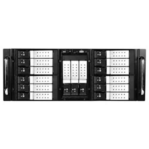 iStarUSA D410-DE15SL 10-Bay Stylish Storage Server Rackmount & 15 x 3.5" Trayless Hotswap Chassis Kit (Silver HDD Handles) - Image 5