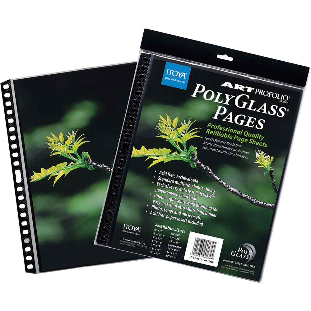 Itoya Art Profolio PolyGlass Pages (8.3 x 11.7", 10-Pack) - Image 6