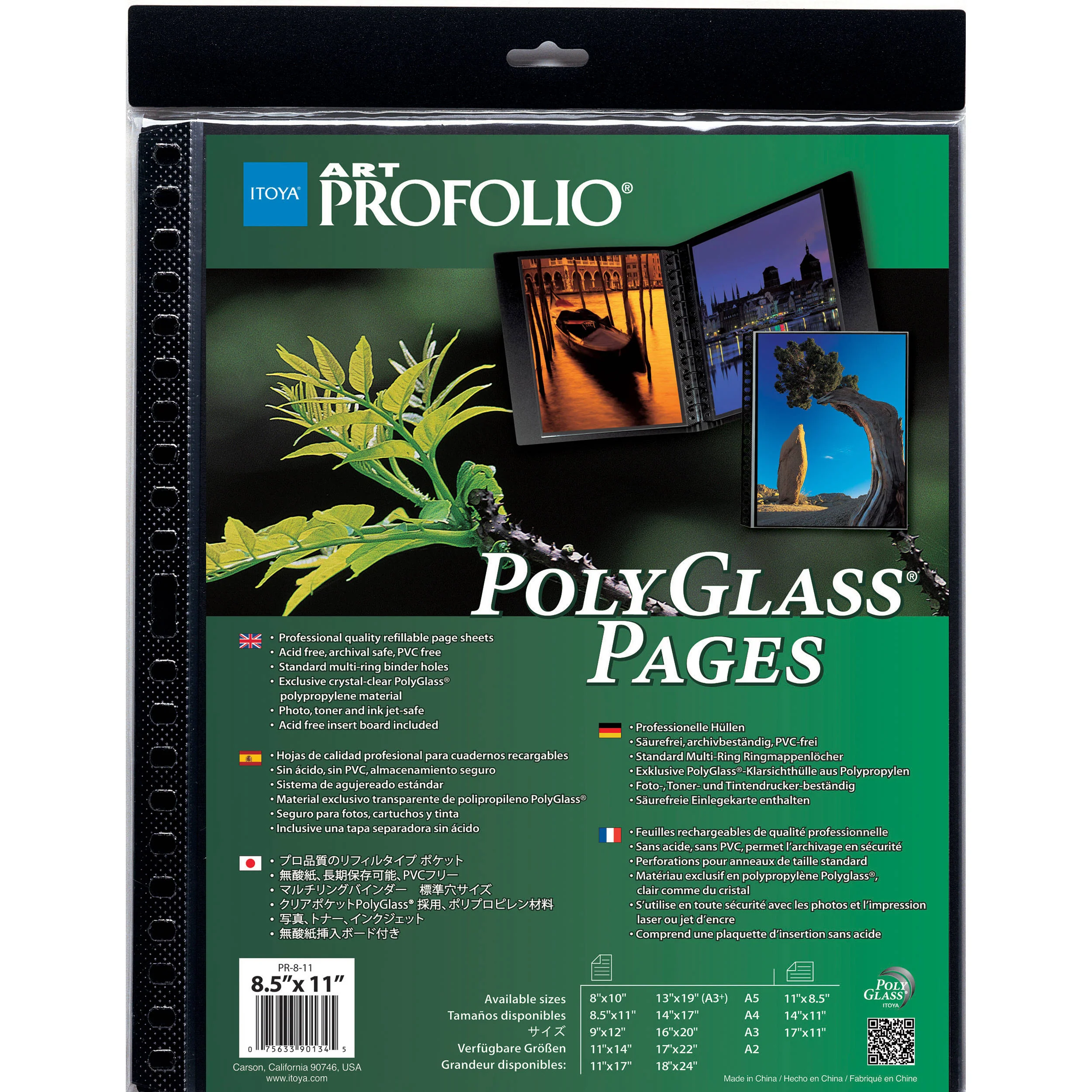 Itoya Art Profolio PolyGlass Pages (8.3 x 11.7", 10-Pack) - Image 9