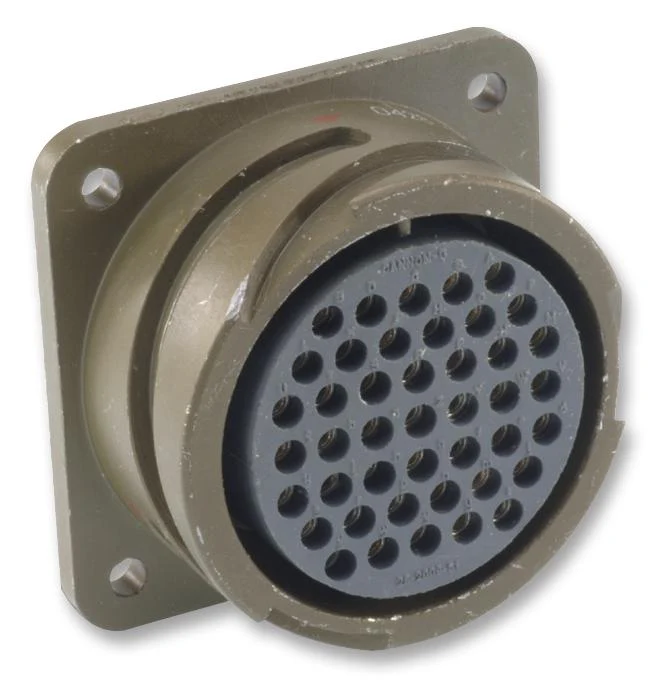 ITT Cannon CA00R24-22SWF80 CA00R24-22SWF80 Circular Connector MIL-C-5015 Series (VG95342) Wall Mount Receptacle 4 Contacts Crimp Socket