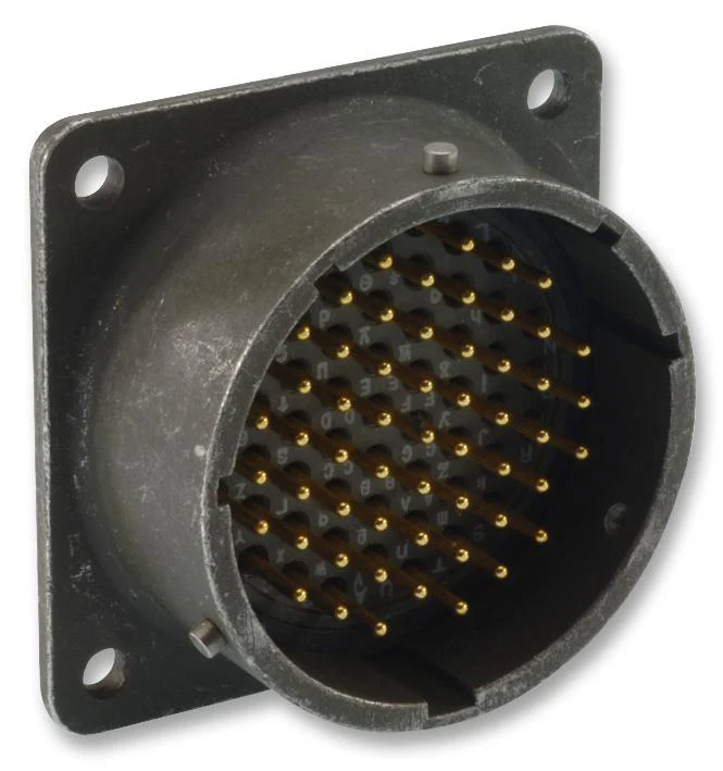 ITT CANNON KPSE02E12-10PY Circular Connector, KPS Series, MIL-DTL-26482 Series I, Box Mount Receptacle, 10 Contacts