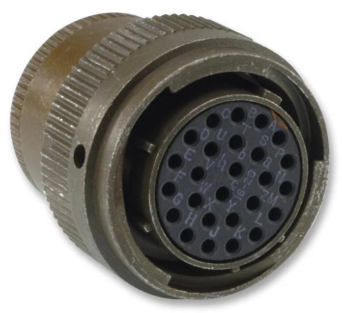 ITT CANNON KPSE06A12-10S Circular Connector, KPS Series, MIL-DTL-26482 Series I, Straight Plug, 10 Contacts, Crimp Socket