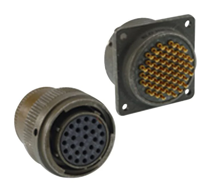 ITT CANNON KPT01F12-10SX Circular Connector, KPT Series, MIL-DTL-26482 Series I, Cable Mount Receptacle, 10 Contacts