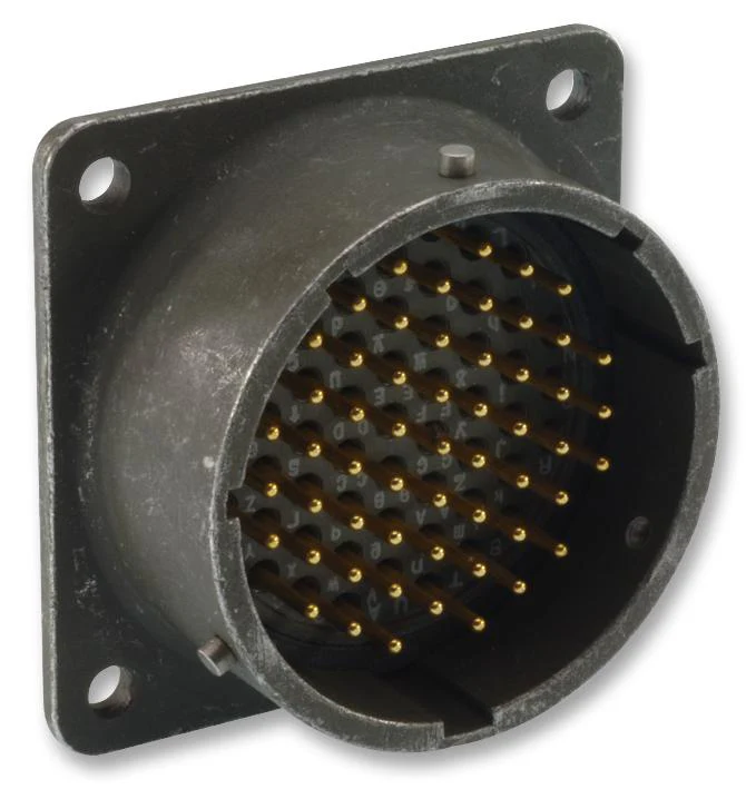 ITT CANNON KPT02E12-8P Circular Connector, KPT Series, MIL-DTL-26482 Series I, Box Mount Receptacle, 8 Contacts