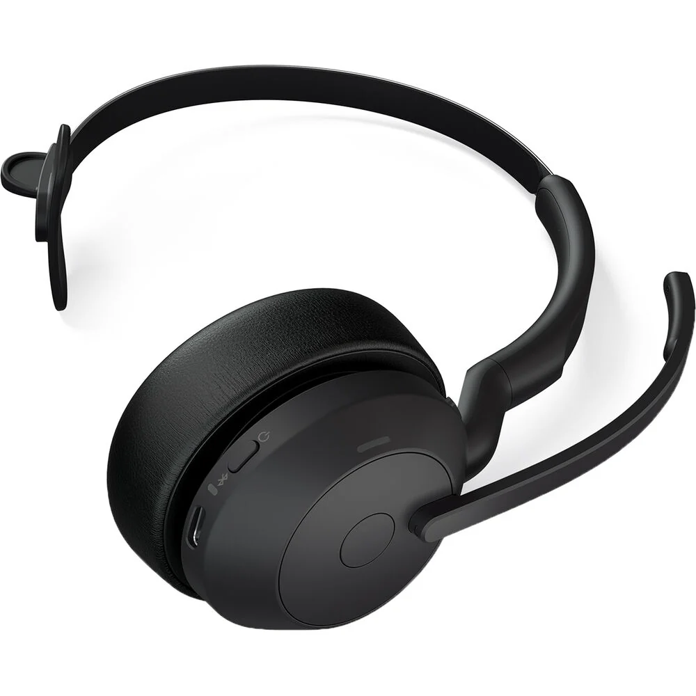 Jabra Evolve2 55 Link380a USB-A Mono Wireless Headset with Stand (North America) - Image 5
