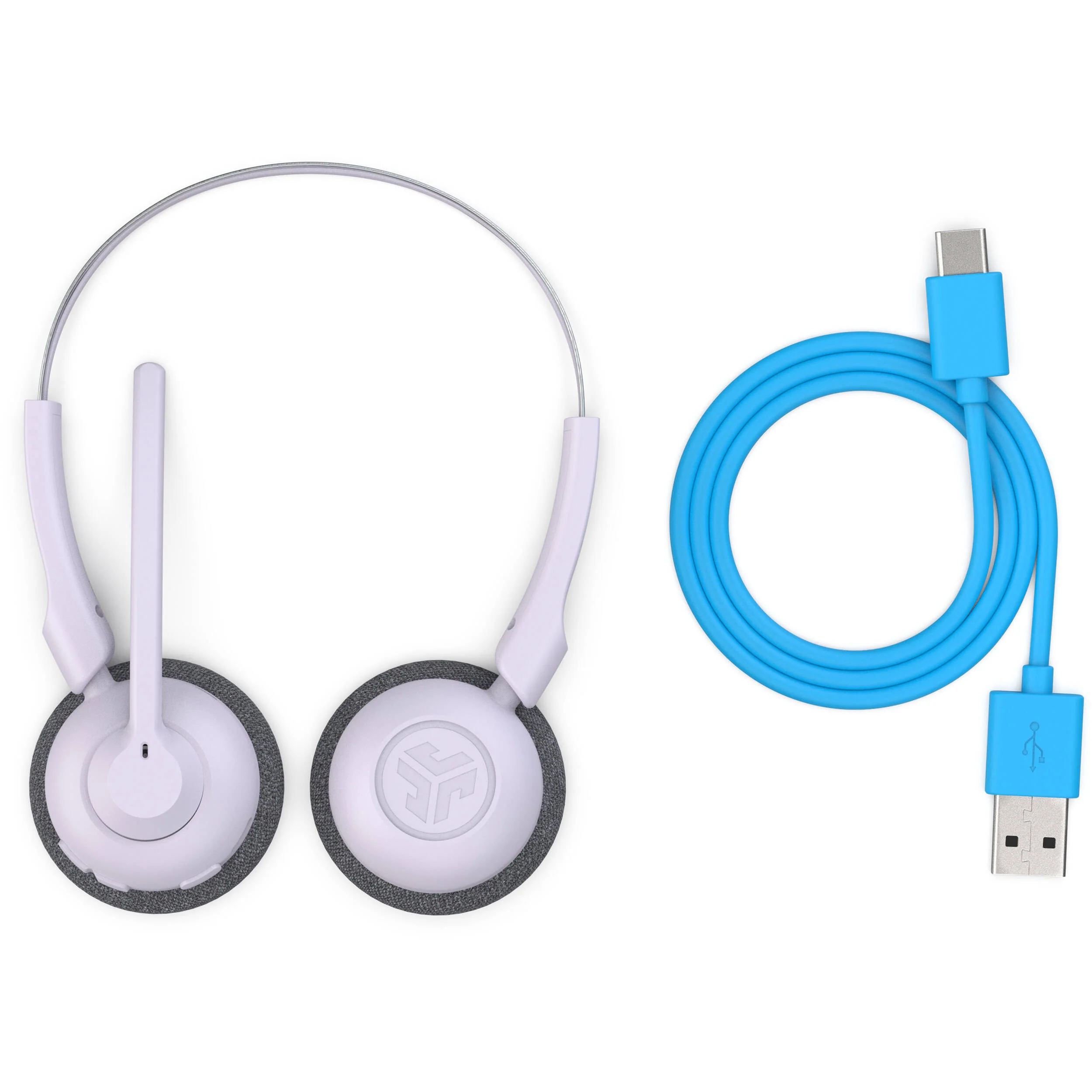 JLab GO Work POP Wireless On-Ear Headset (Lilac) - Image 5