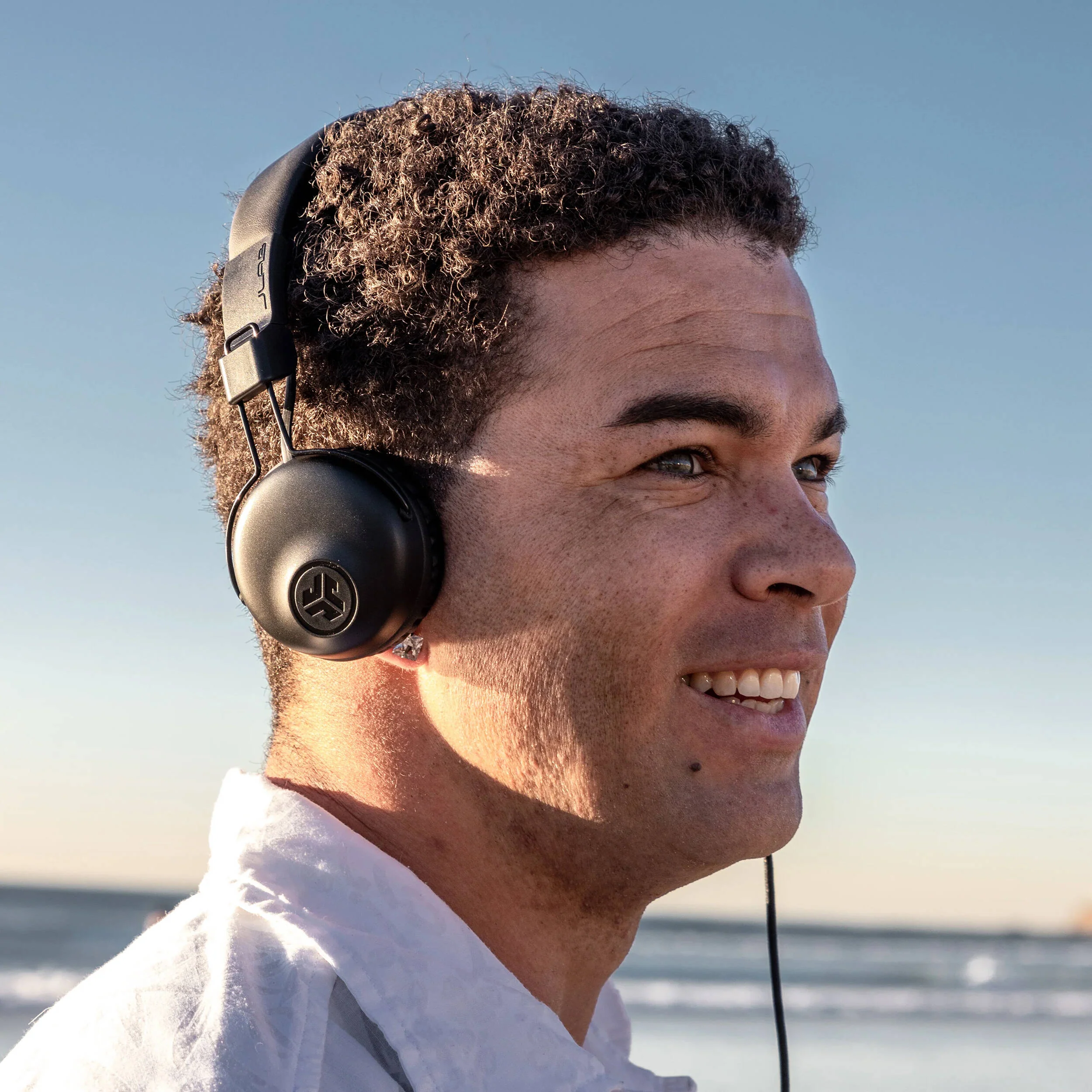JLab Studio Wired On-Ear Headphones (Black) - Image 4