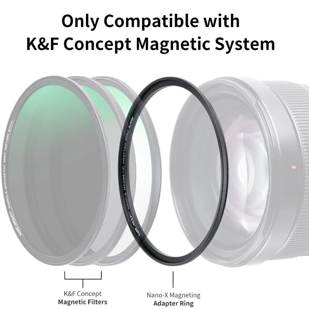 K&F Concept 49mm Nano-X Magnetic Base Ring for XF Magnetic Filters - Image 5
