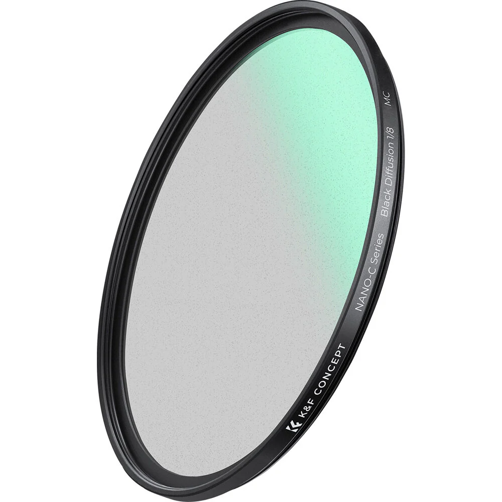 K&F Concept C-Series Black Diffusion Filter (49mm, Grade 1/8) - Image 2