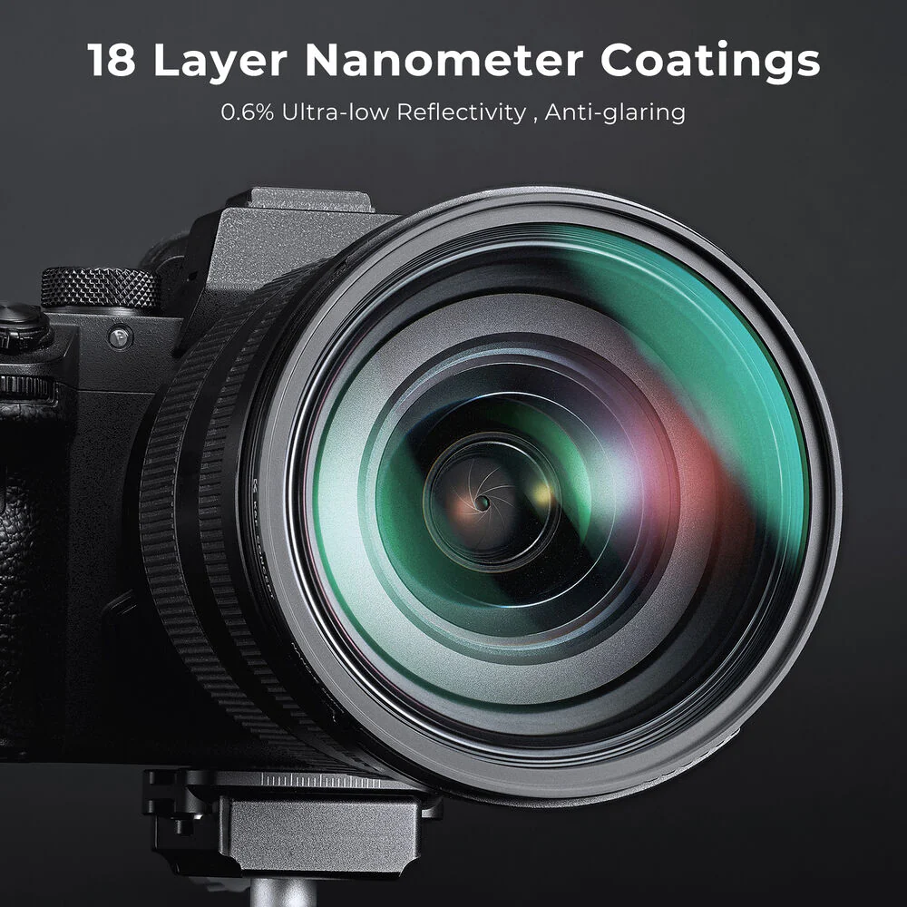 K&F Concept C-Series Black Diffusion Filter (82mm, Grade 1/8) - Image 5