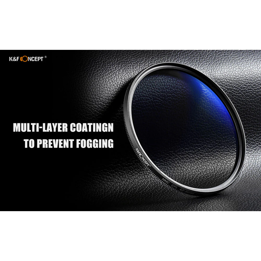 K&F Concept Classic Series Slim Multicoated Circular Polarizer Filter (52mm) - Image 4