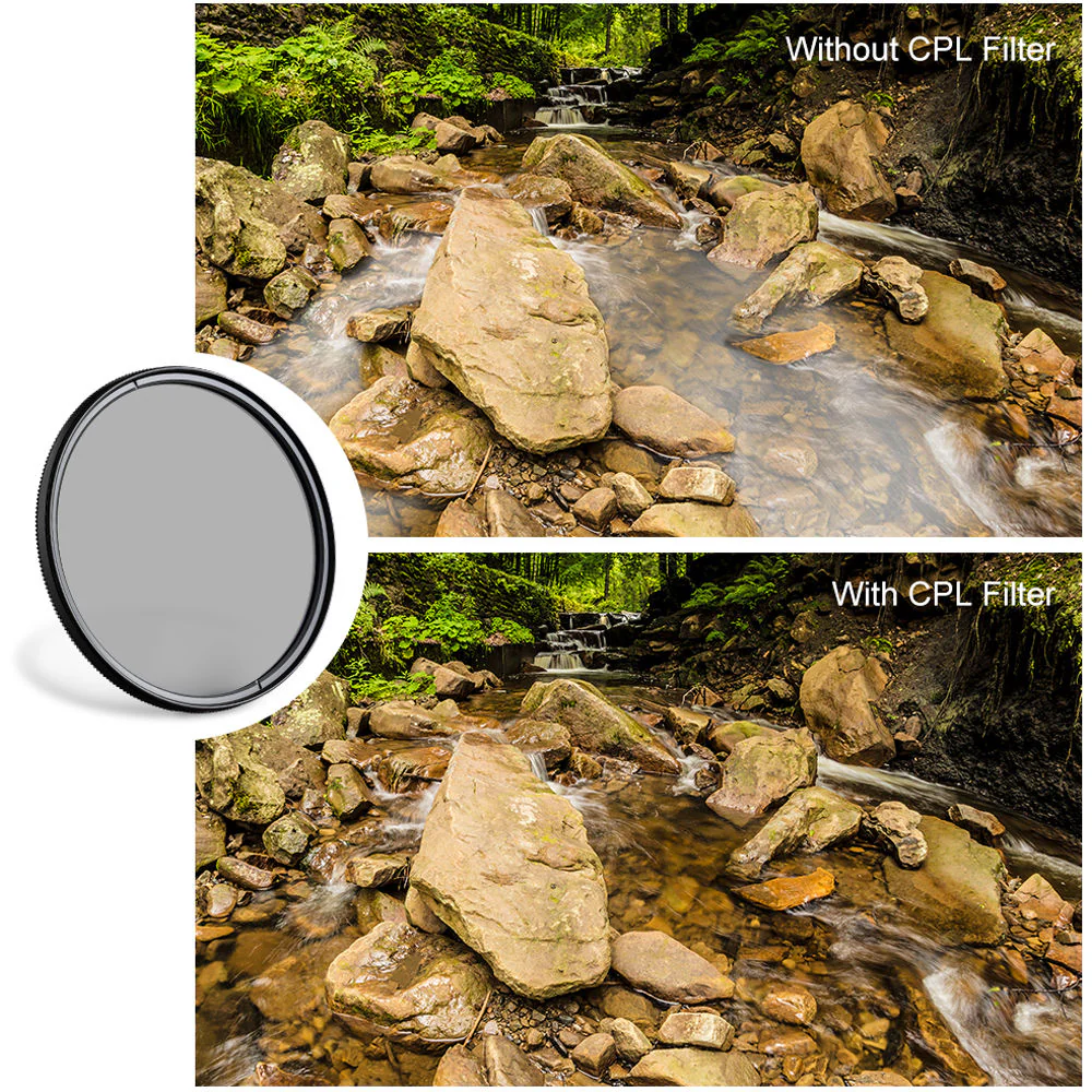 K&F Concept Classic Series Slim Multicoated Circular Polarizer Filter (52mm) - Image 6