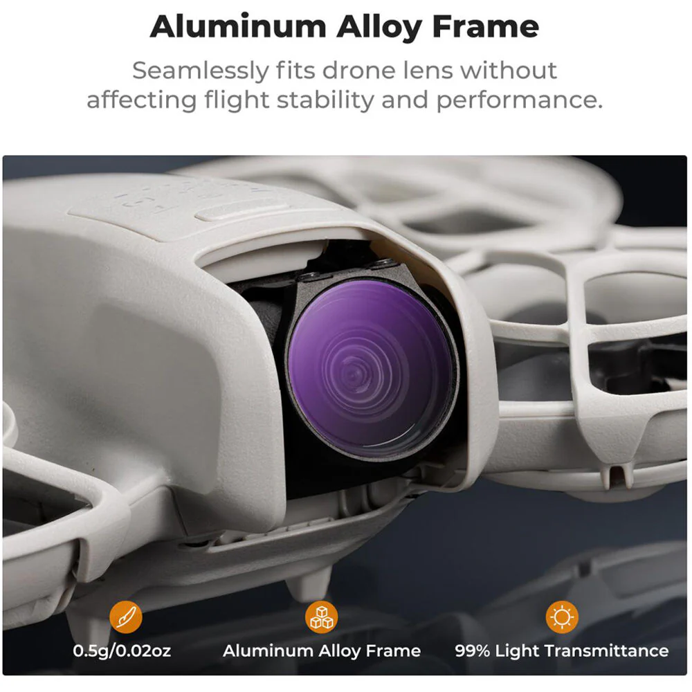K&F Concept CPL/ND Filter Set for DJI Neo (3-Pack) - Image 5
