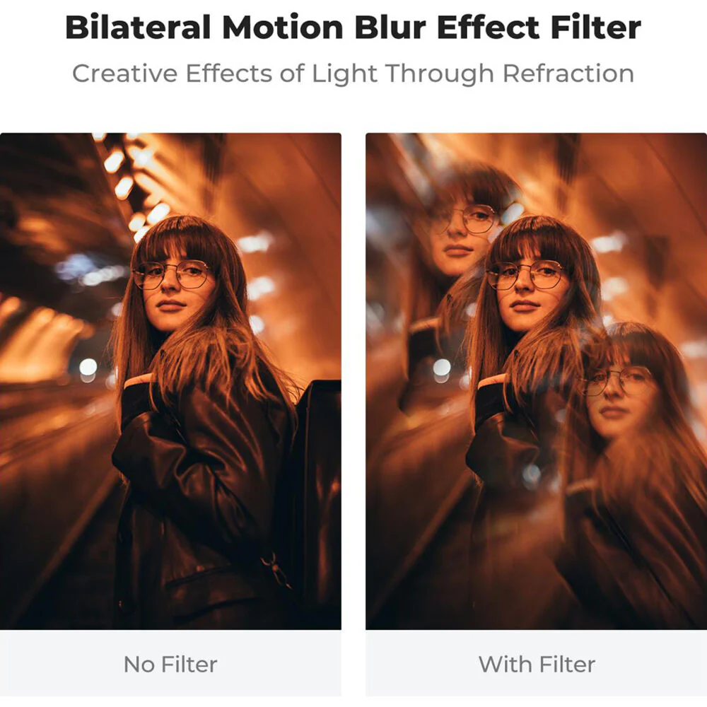 K&F Concept Nano-B Series Bilateral Motion Blur Filter (58mm) - Image 3