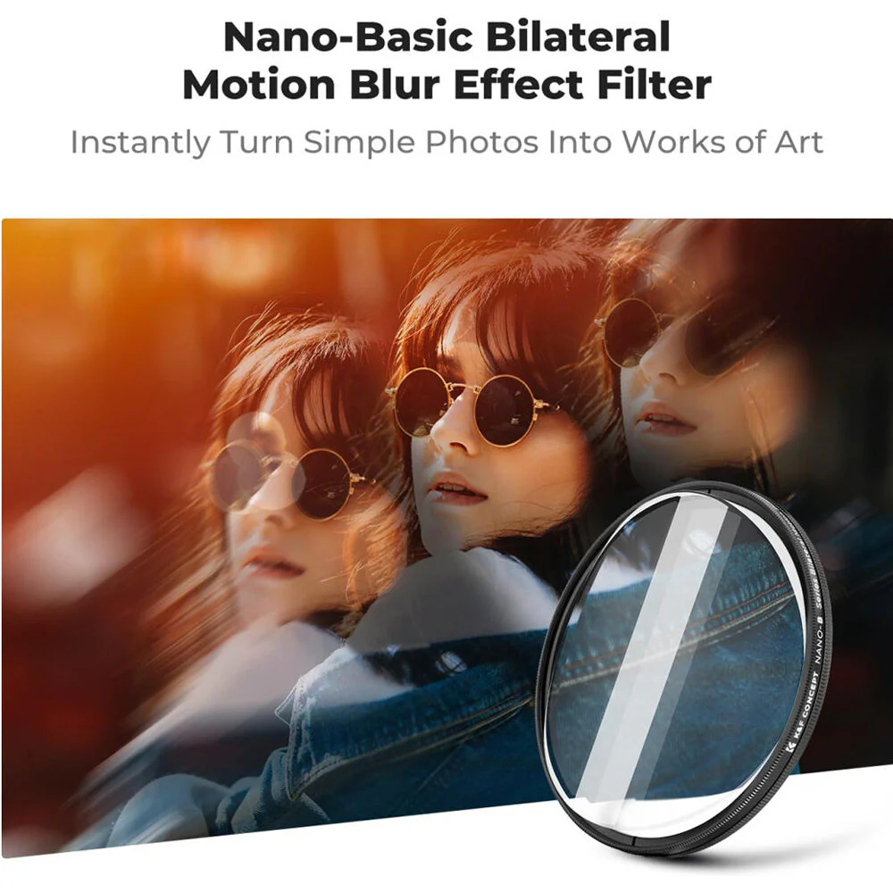 K&F Concept Nano-B Series Bilateral Motion Blur Filter (82mm) - Image 2