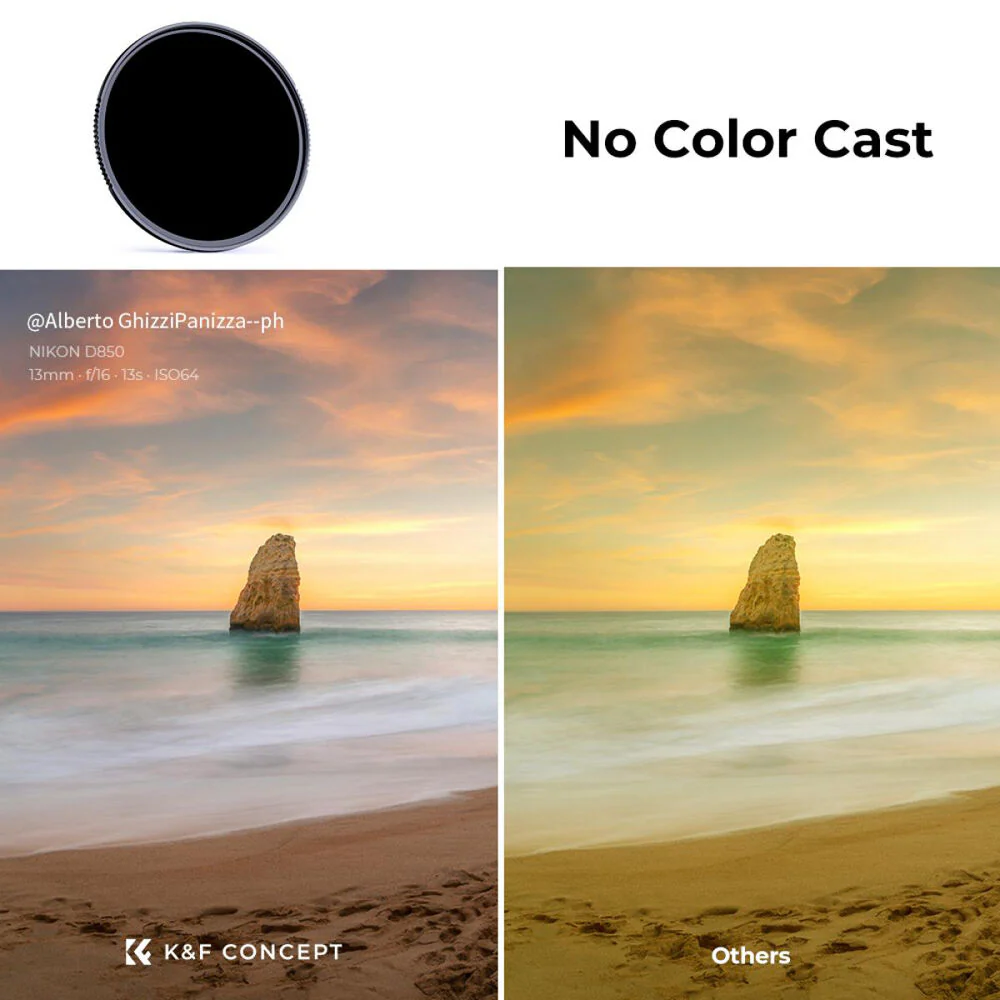 K&F Concept Nano-X ND Filter (58mm, 10-Stop) - Image 4