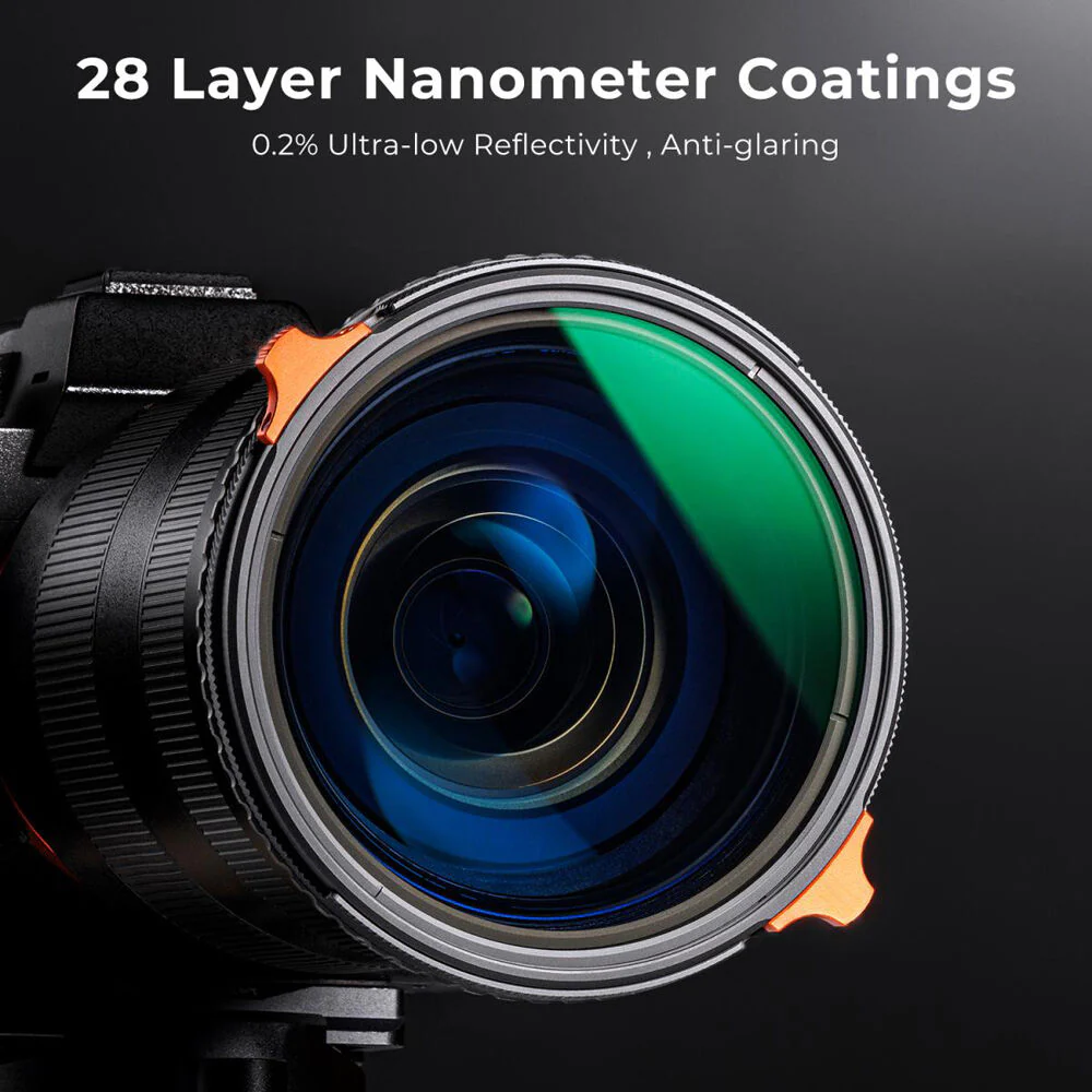 K&F Concept Nano-X Series 2-in-1 Variable ND & CPL Filter (67mm, 2 to 6-Stop) - Image 5