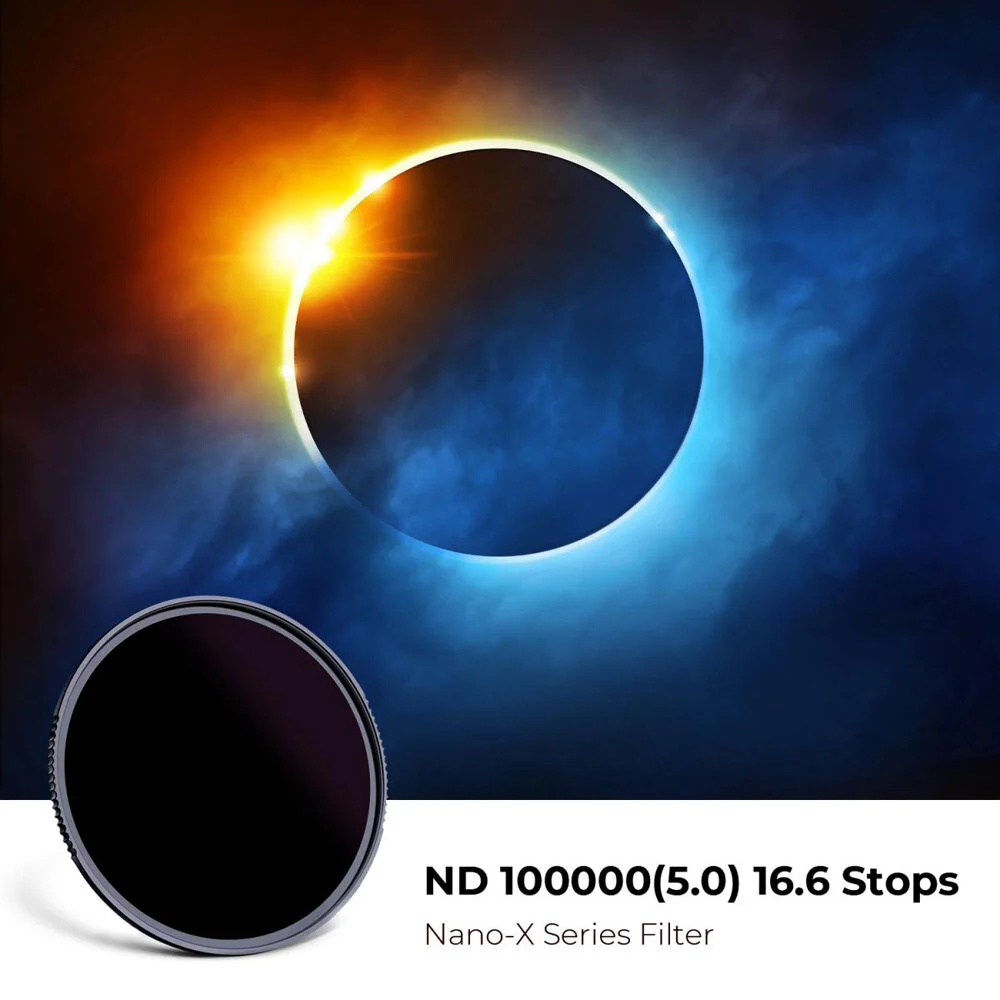 K&F Concept Nano-X Series ND100000 Solar Filter (52mm, 16.6-Stop) - Image 2