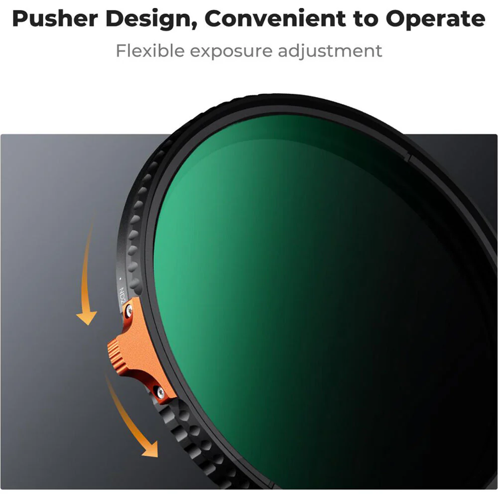 K&F Concept Nano-X Ultra-Low Reflection Variable ND Filter (55mm, 1 to 9-Stop) - Image 6