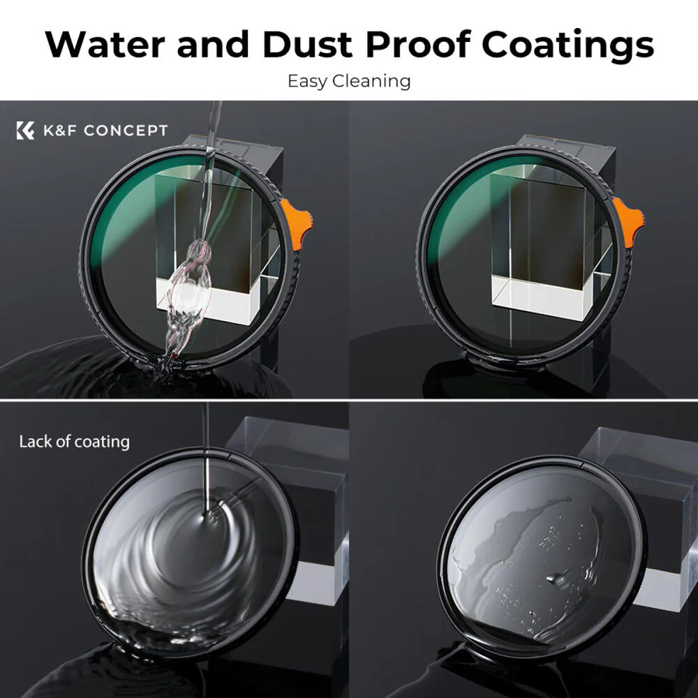 K&F Concept Nano-X Variable ND Filter (82mm, 1 to 9-Stop) - Image 6
