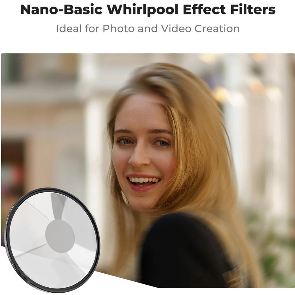 K&F Concept NanoB Series Swirl Special Effect Filter (67mm) - Image 2