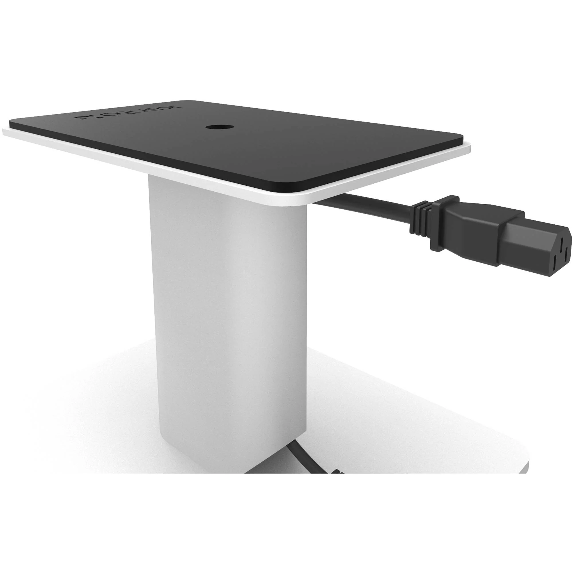 Kanto Living 6" Tall Universal Desktop Speaker Stand (White) - Image 3