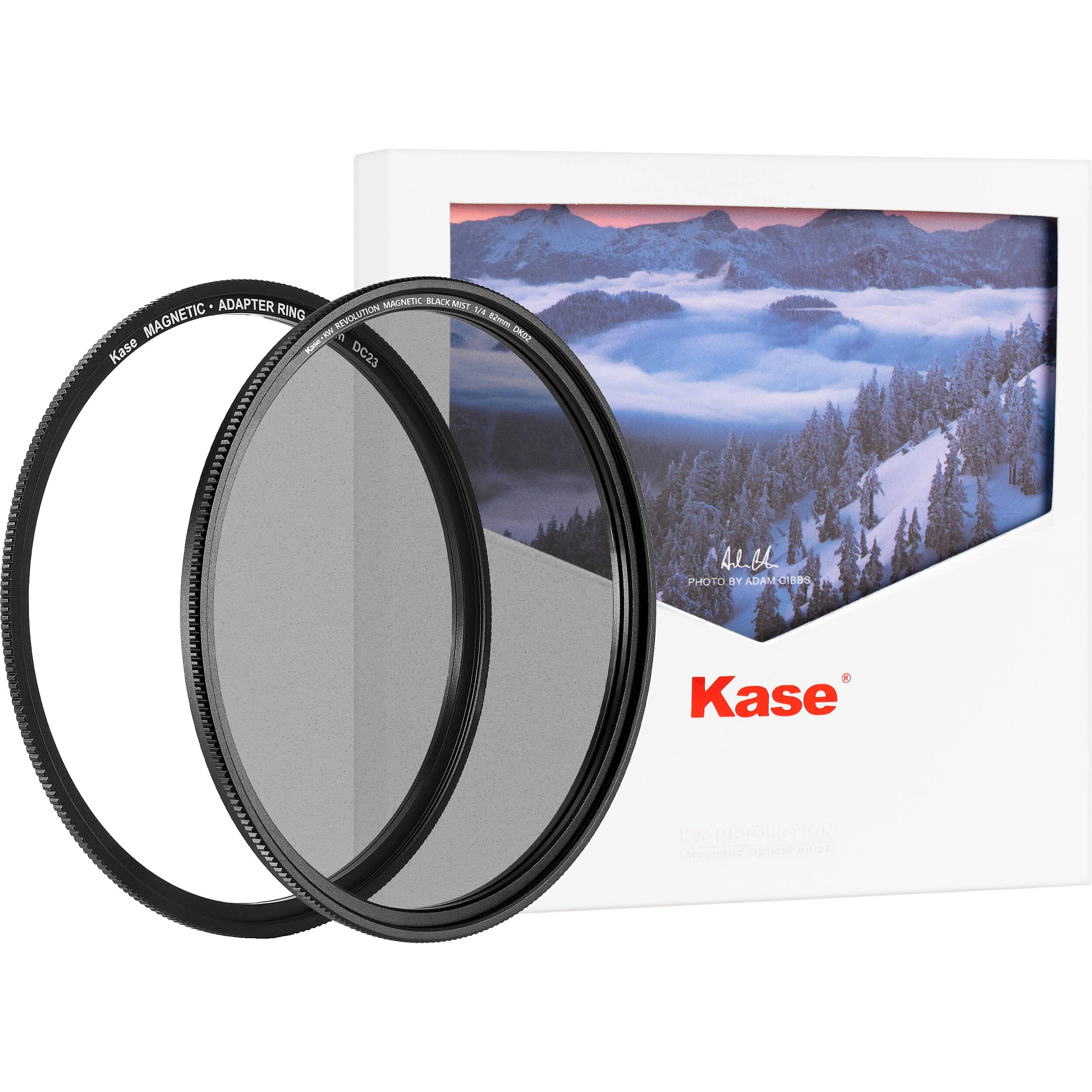 Kase Black Mist Filter with Adapter Ring (82mm, Grade 1/4) - Image 4