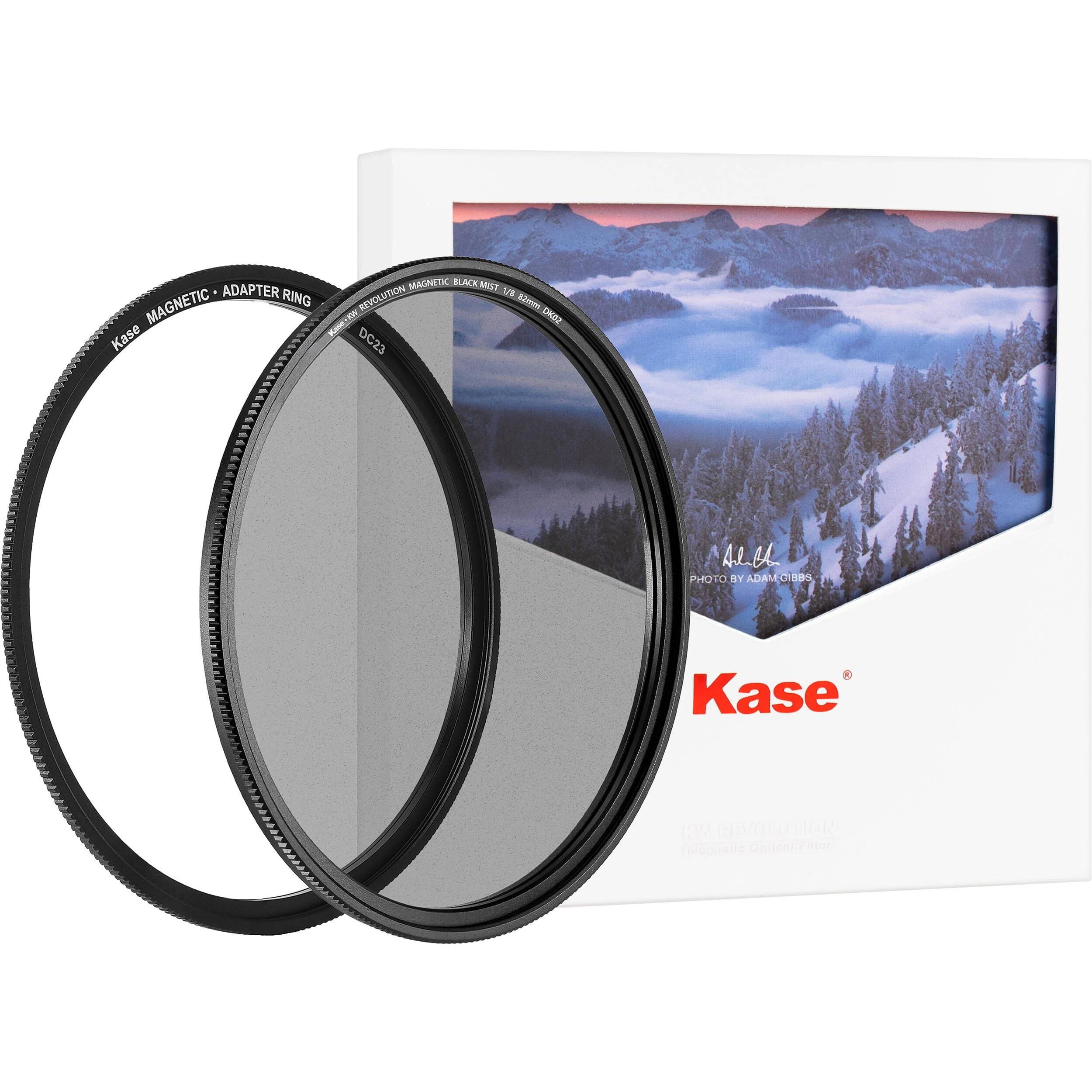 Kase Black Mist Filter with Adapter Ring (82mm, Grade 1/8) - Image 4