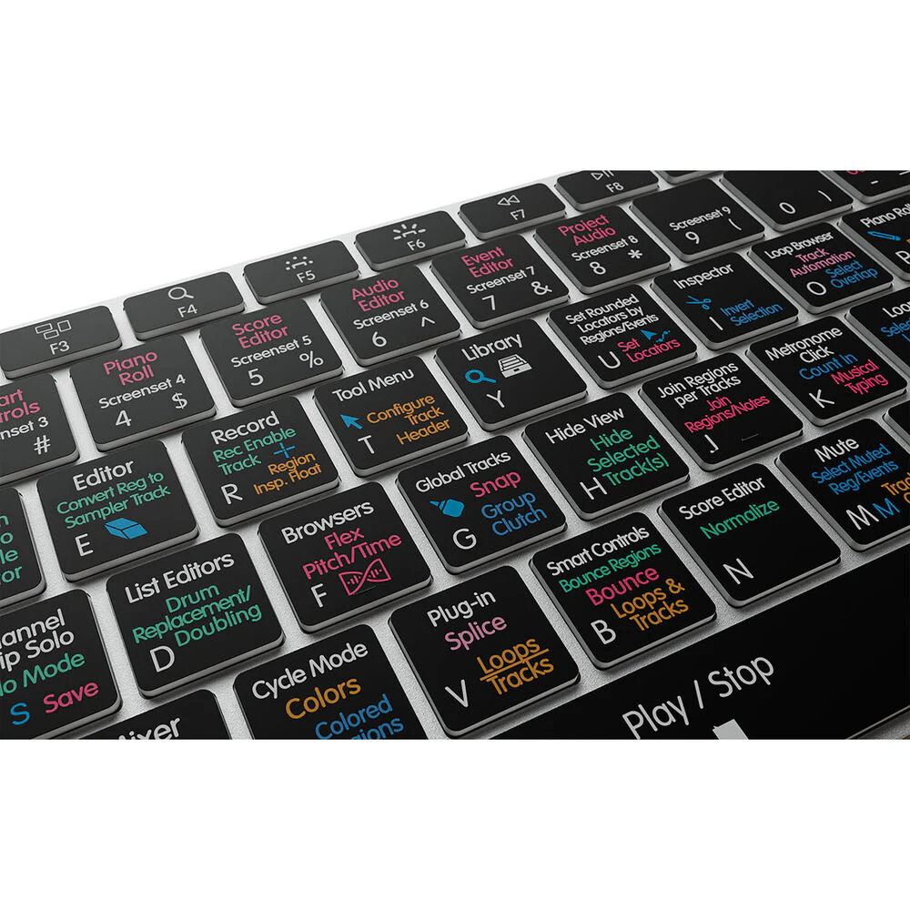 KB Covers Backlit Pro Aluminum Keyboard for Logic Pro (macOS) - Image 3