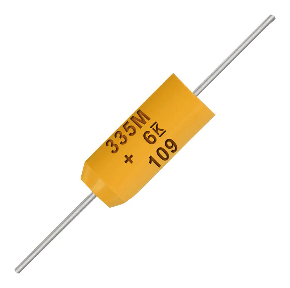 KEMET T322C106K020AT Tantalum Capacitor, 10 µF, 20 V, ± 10%, Axial Leaded, 2.9 ohm