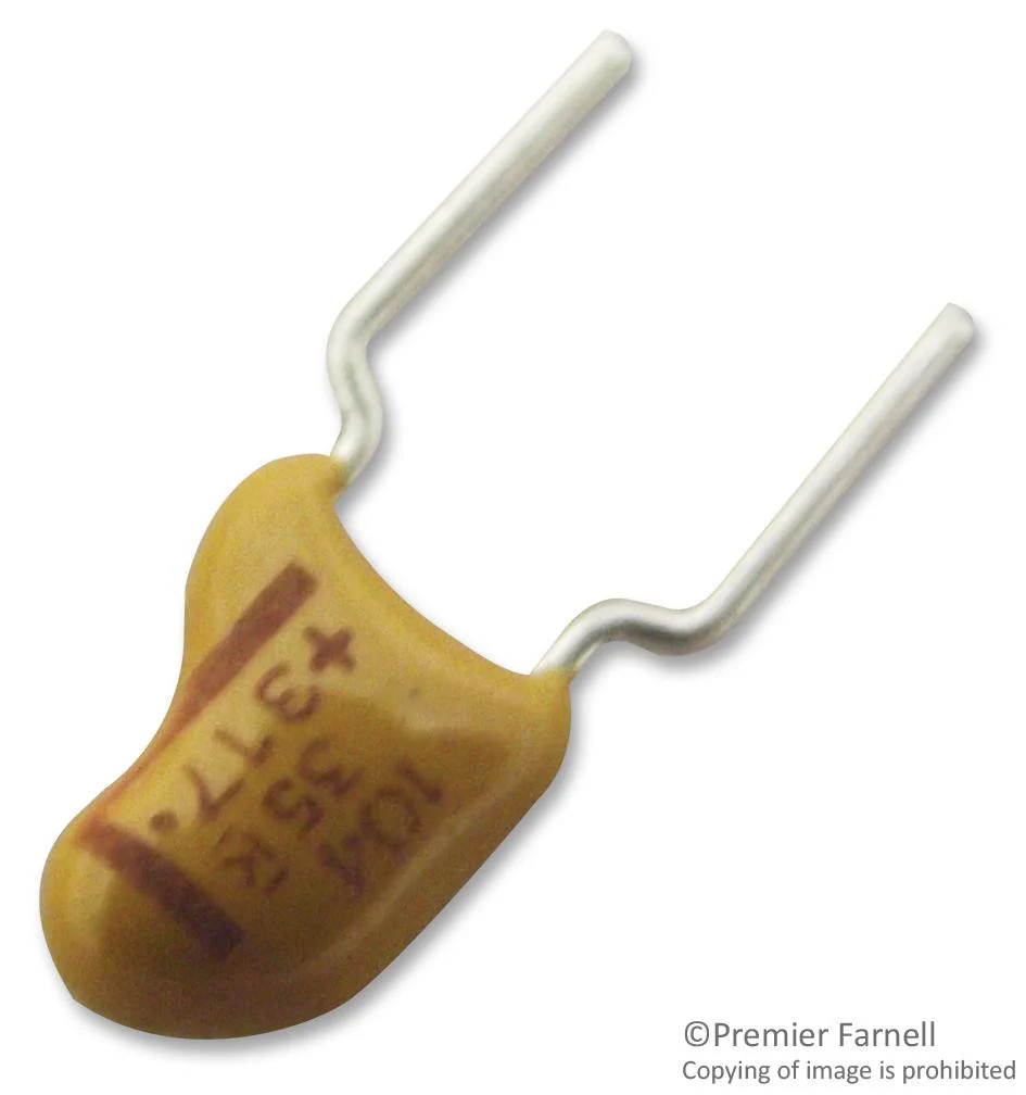 KEMET T356J107K010AT Tantalum Capacitor, Polar, 100 µF, 10 V, T356 Series, ± 10%, Radial Leaded