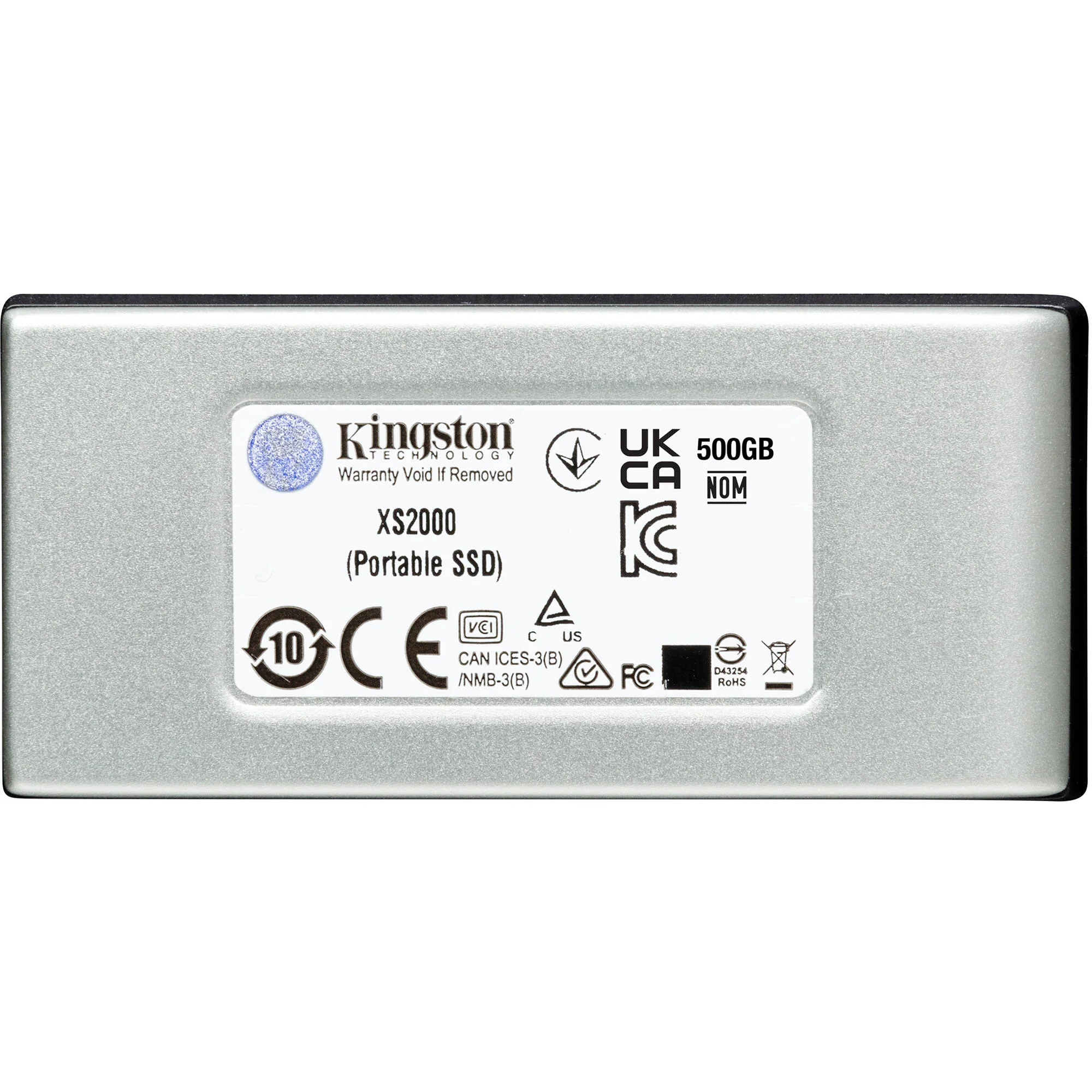 Kingston 500GB XS2000 USB 3.2 Gen 2x2 External Solid State Drive - Image 3