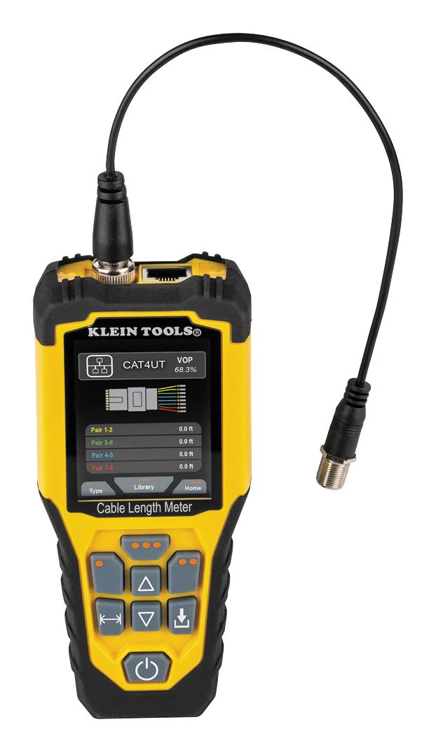 KLEIN TOOLS 501-915 TDR Cable Length Meter, LCD, 2.7 " Depth x 1.4 " Width x 6.2 " Height - Image 2