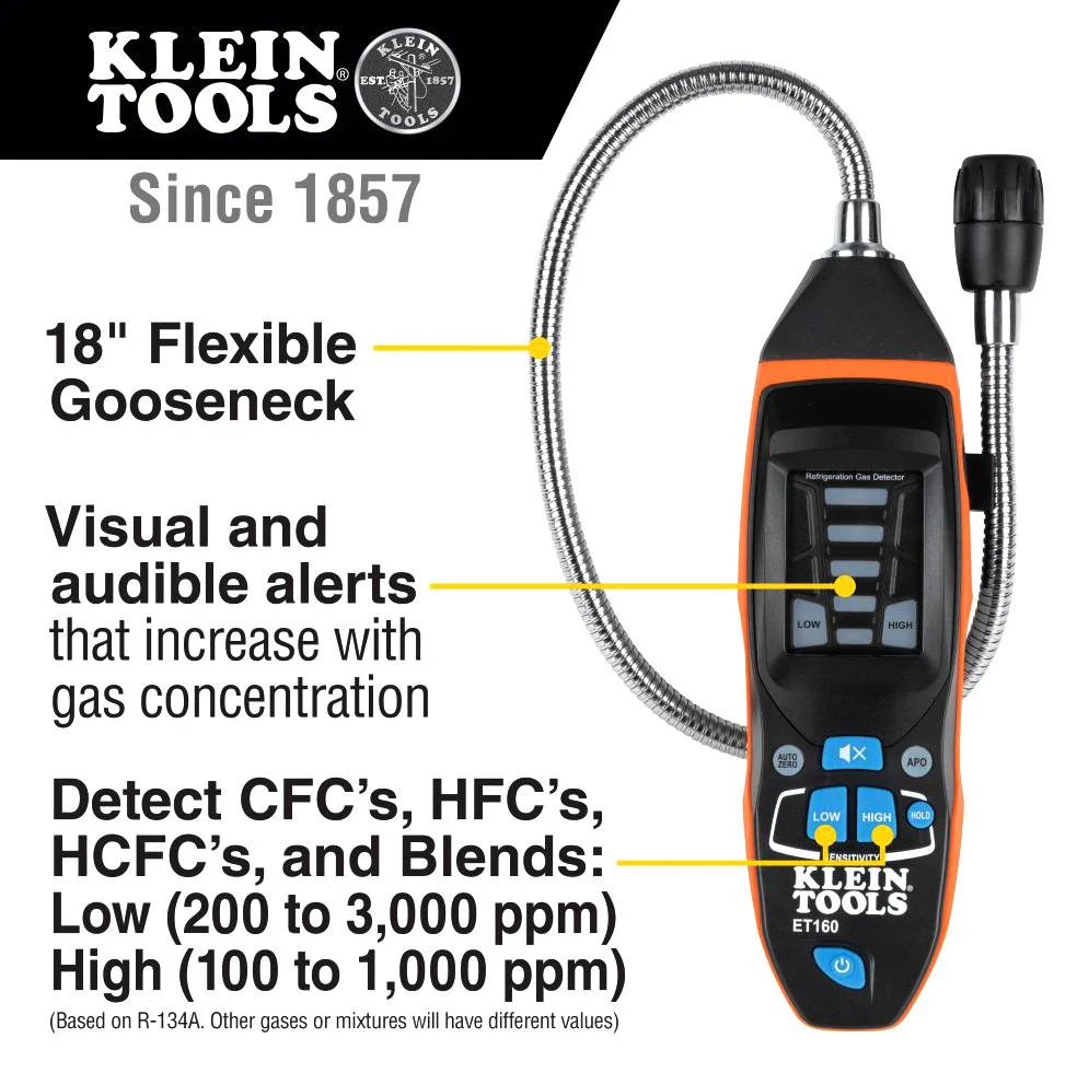 Klein Tools ET160 Detector Multi Gas 1 0 °C 50 - Image 4