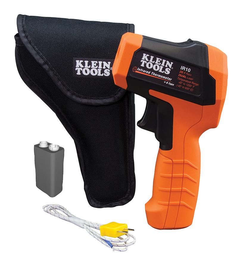 Klein Tools IR10 IR10 IR / Infrared Thermometer -40&deg;C to +650&deg;C 1.5 % 0 &deg;C 50 - Image 3