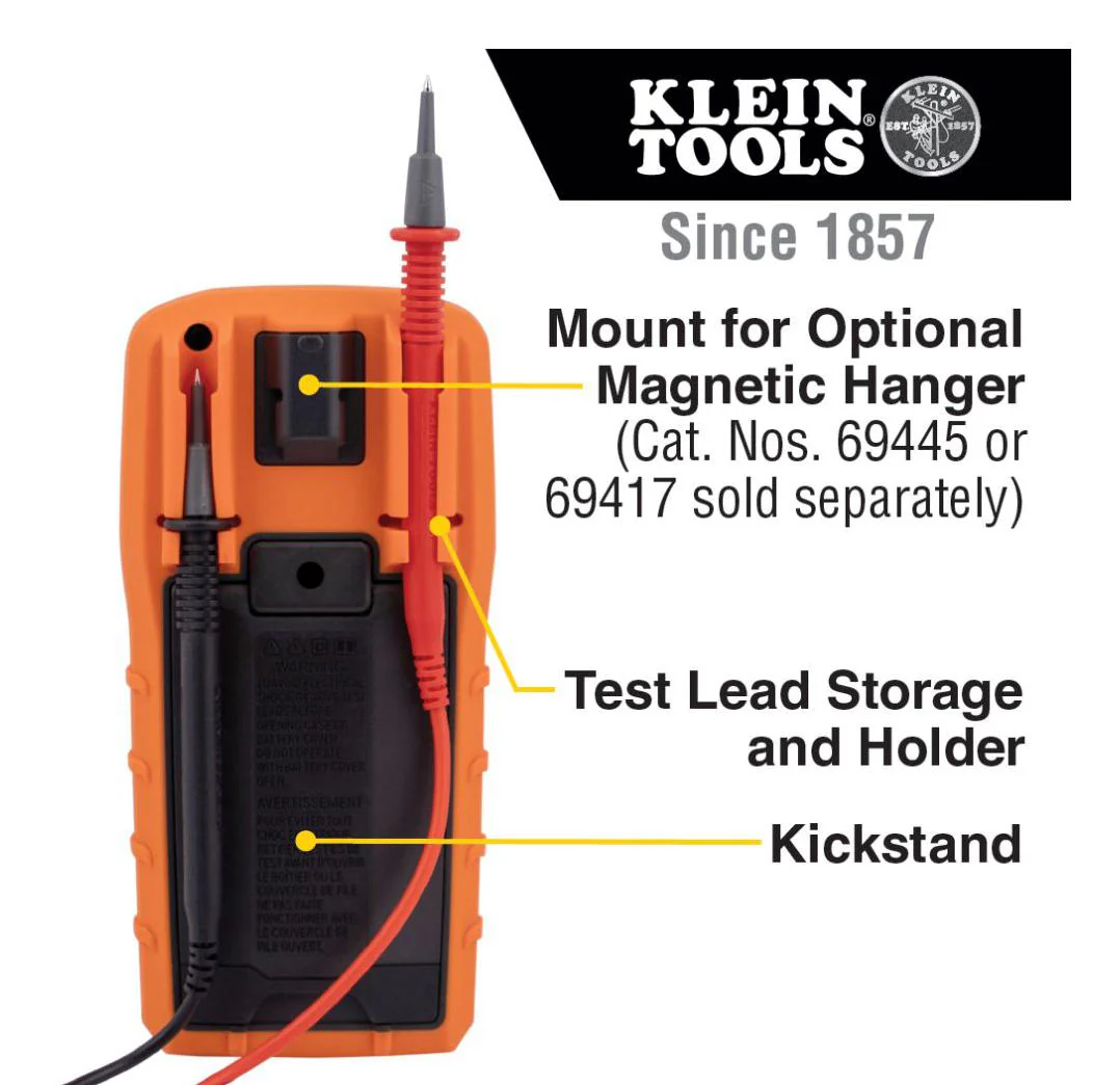 Klein Tools MM720 Digital Multimeter HH Trms 10A 1KV New - Image 5