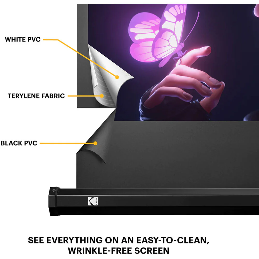 Kodak 60" 16:9 Tripod Projector Screen - Image 5