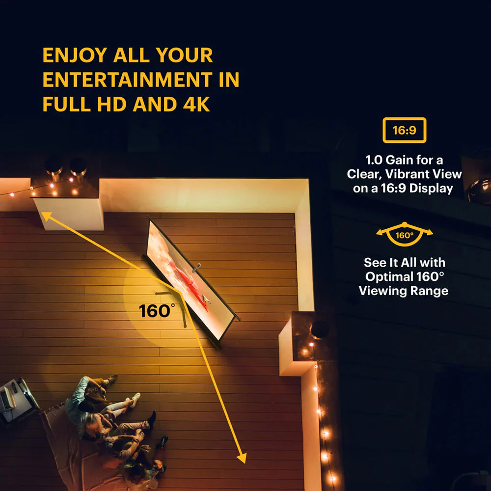 Kodak 60" 16:9 Tripod Projector Screen - Image 7