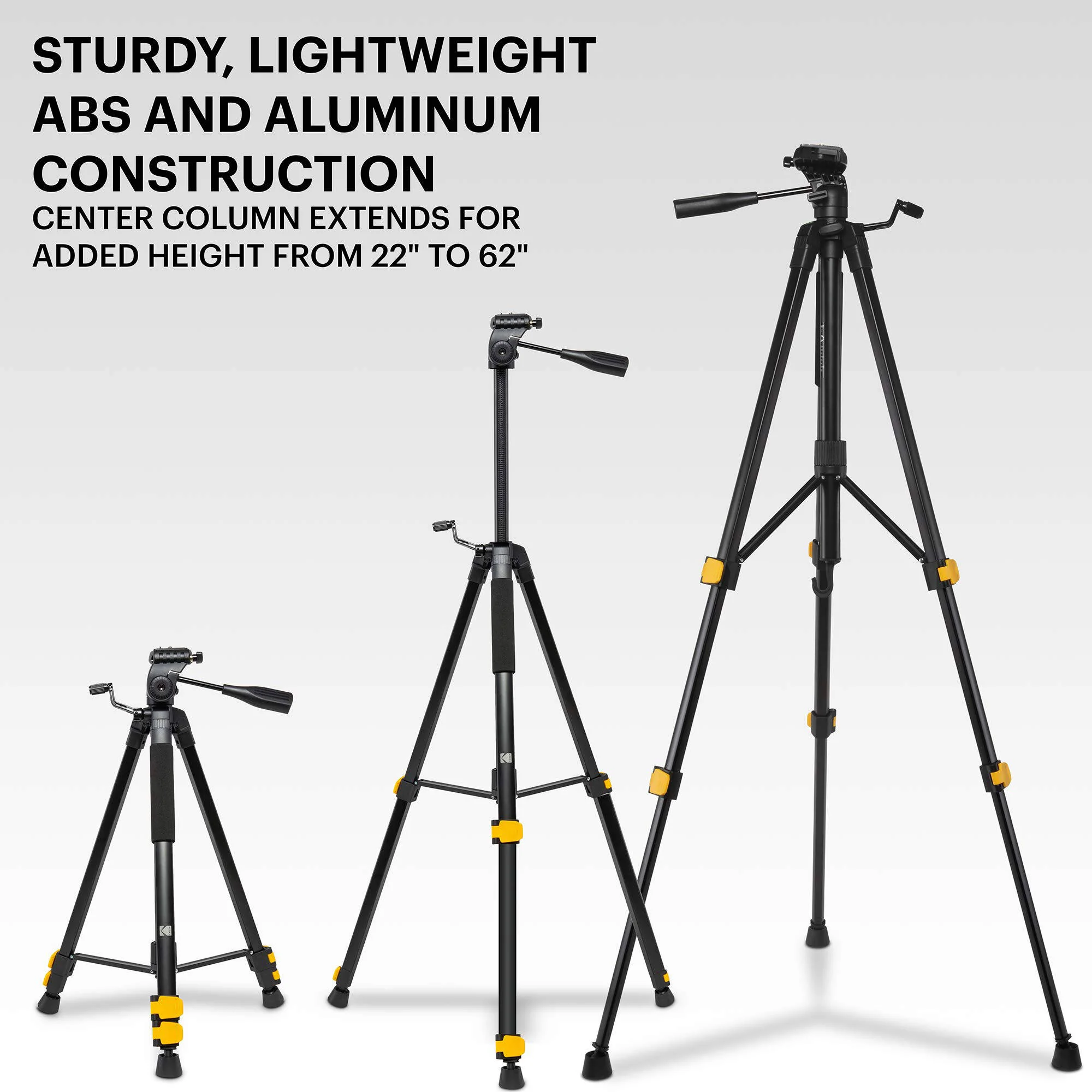 Kodak Photo Gear Lightweight Tripod (62") - Image 7
