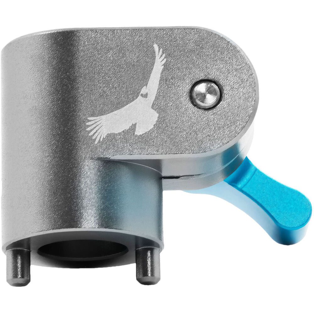 Kondor Blue ARRI-Style 3/8"-16 Pin to 15mm Rod Clamp (Space Gray) - Image 4