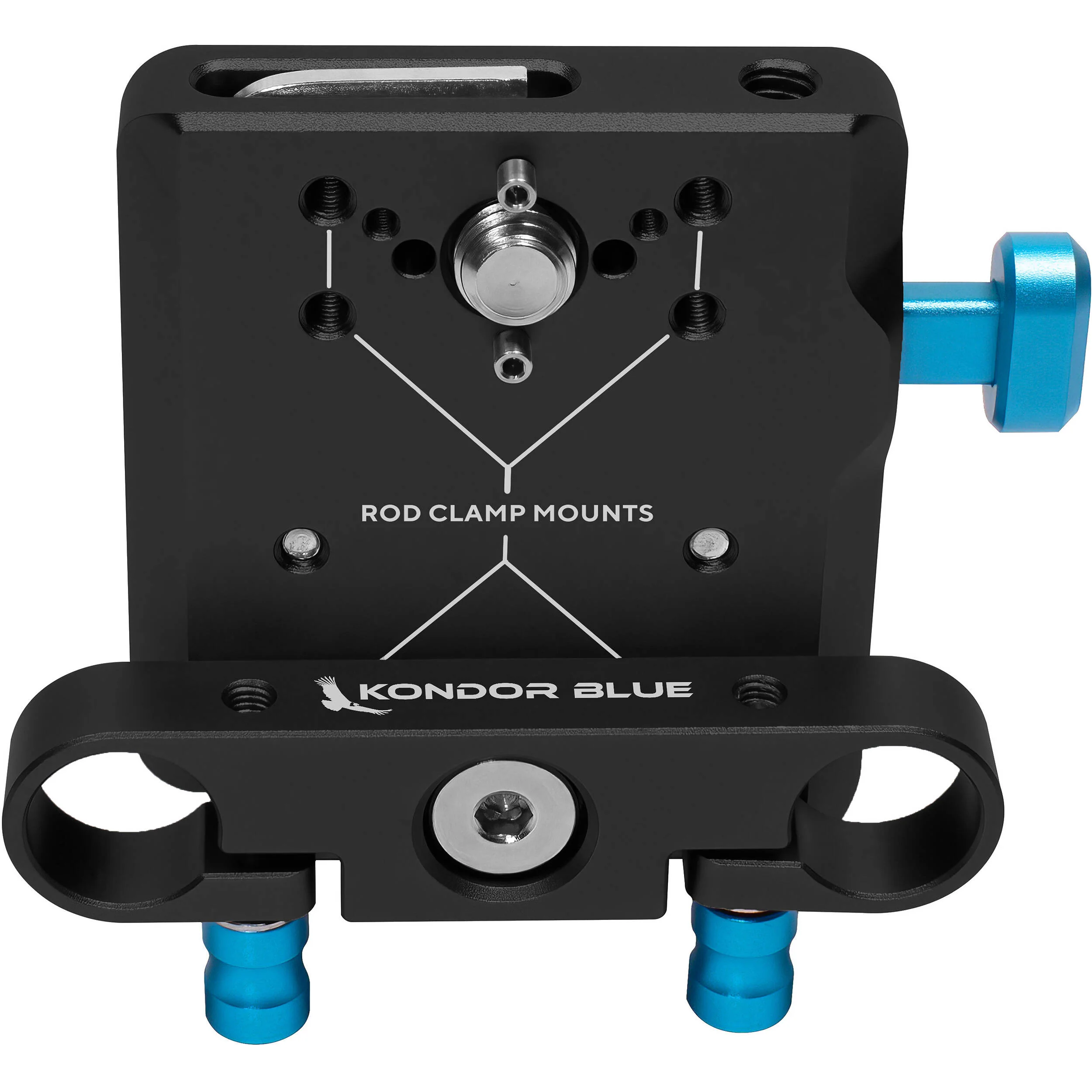 Kondor Blue Mini V-Mount Basic Rod Kit (Raven Black) - Image 2