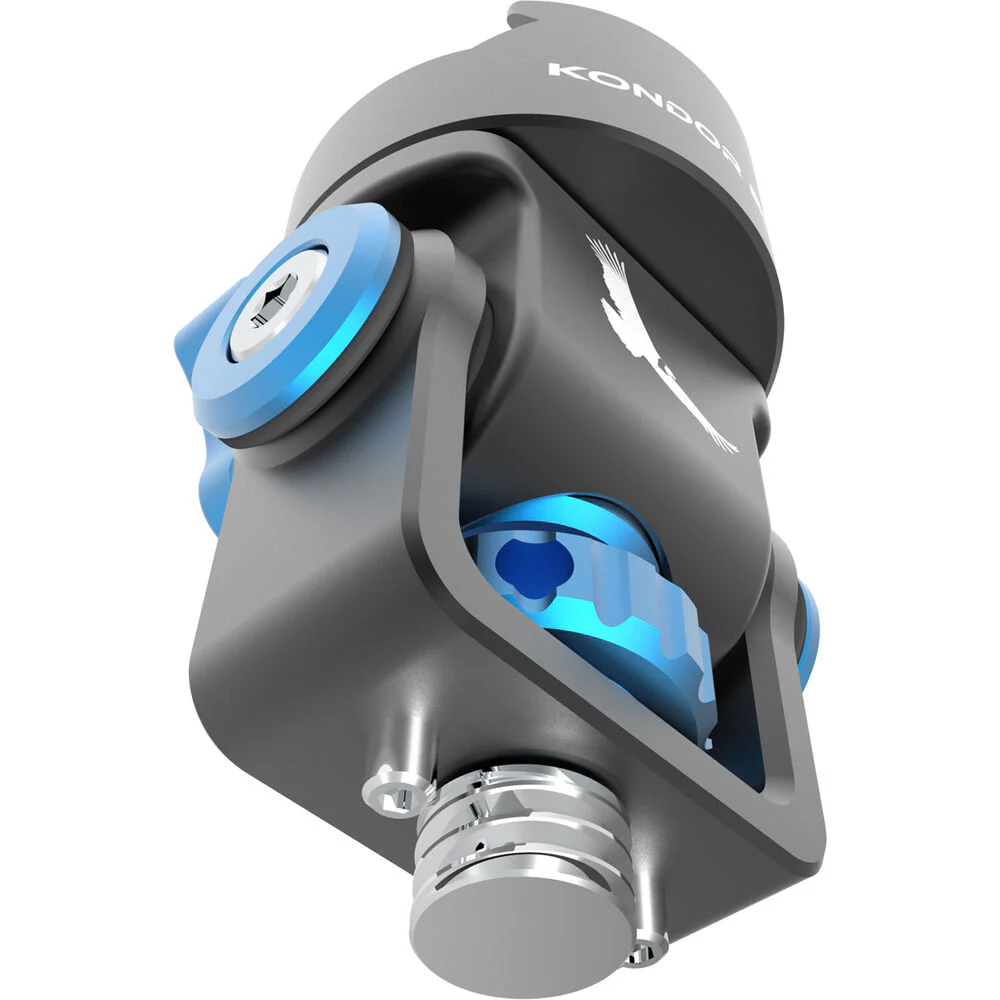 Kondor Blue Swivel Tilt Monitor Mount with ARRI Pin (NATO Clamp Version, Space Gray) - Image 5